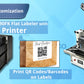 SKYONE-890FK-P Desktop Automatic Pouch Bag Labeling Machine with Printer Flat Surface