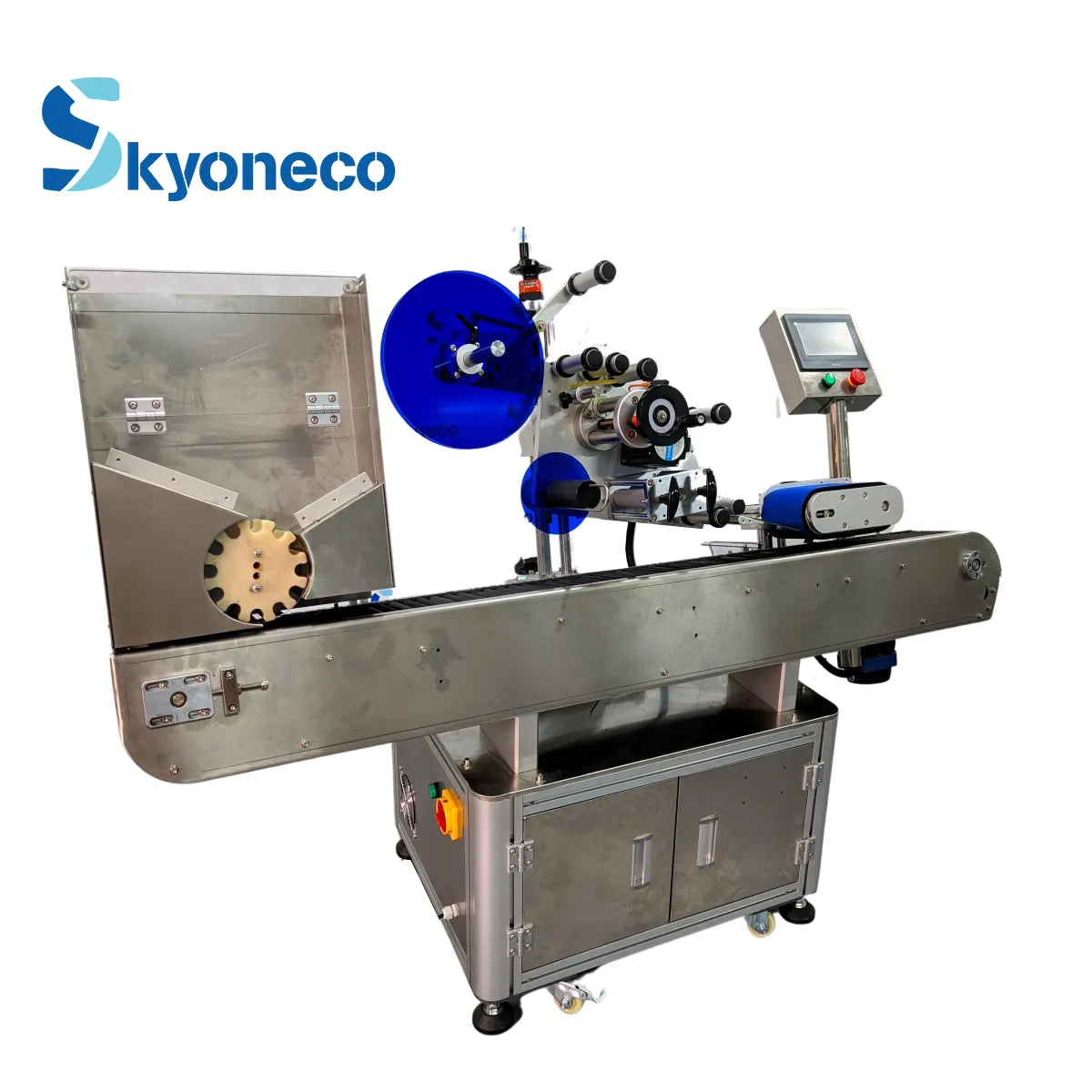 SKYONE-080WS Automatic Horizontal Round Bottle Labeling Machine