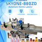 SKYONE-880ZD Automatic Desktop Labeling Machine for Bottles Beverage Milk Wine Beer