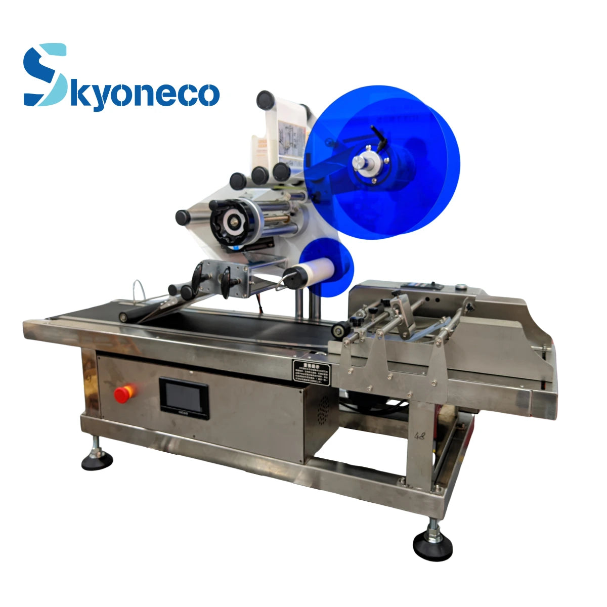 $2880 Only SKYONE-890FK Desktop Automatic Flat Surface Pouch Bag Labeling Machine with Feeder