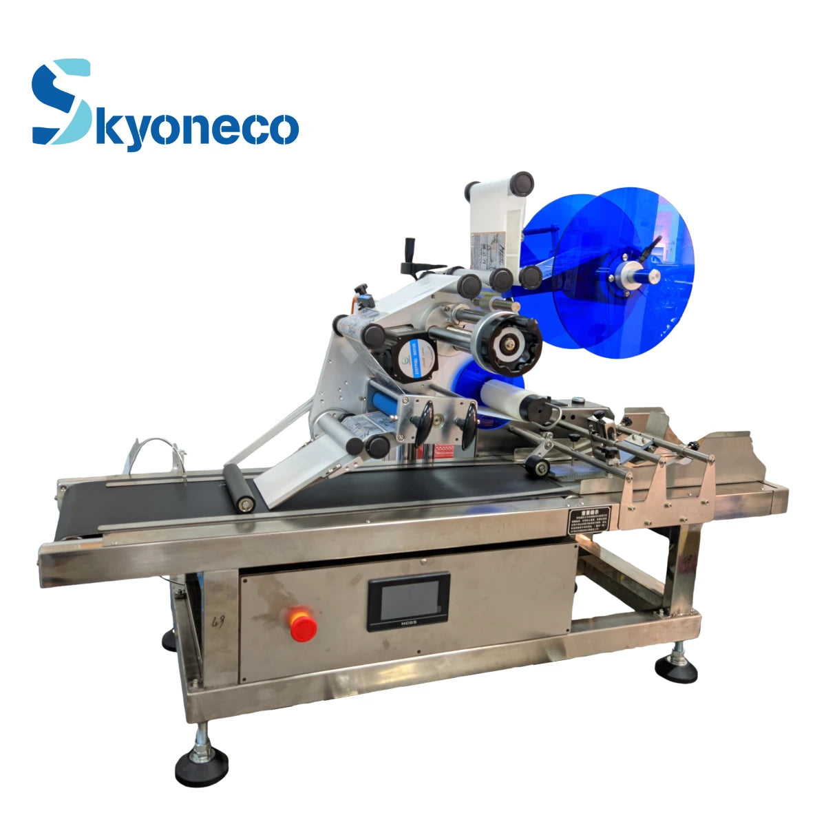 $2880 Only SKYONE-890FK Desktop Automatic Flat Surface Pouch Bag Labeling Machine with Feeder