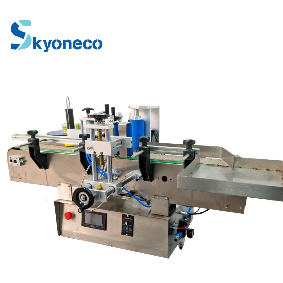 SKYONE-880ZD Automatic Desktop Labeling Machine for Bottles Beverage Milk Wine Beer