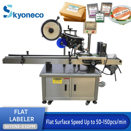 SKYONE-030PM Automatic Bag Labeling Machine for Flat Surface