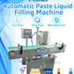 SKYONE Automatic Servo Rotor Pump Paste Liquid Filling Machine Honey Viscous Liquid Peanut Butter Ketchup